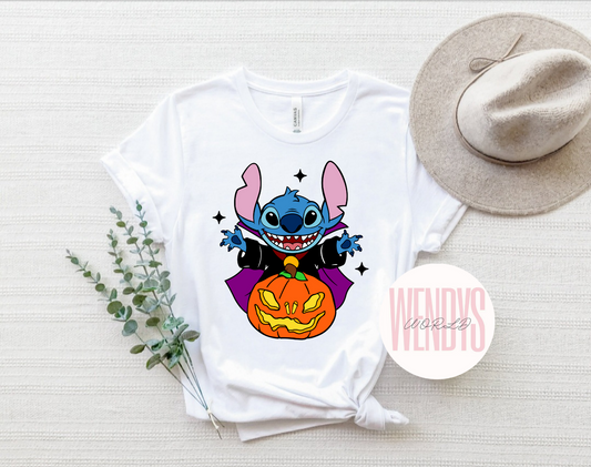 Halloween Blue Alien Tshirt