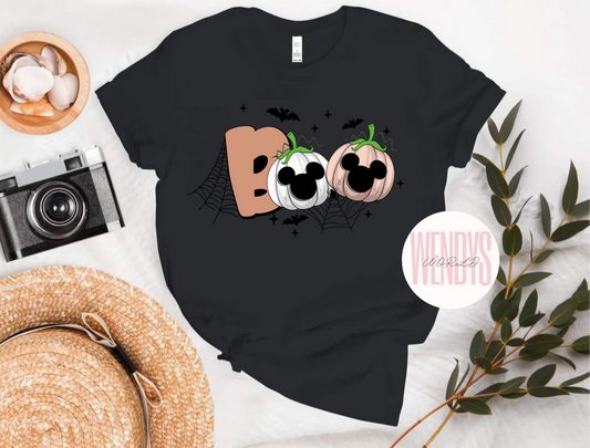 Halloween Pumkin Boo Tshirt