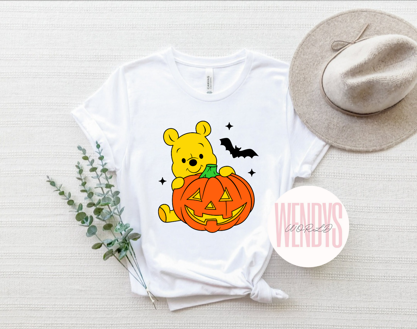 Halloween Bear Pumpkin Tshirt