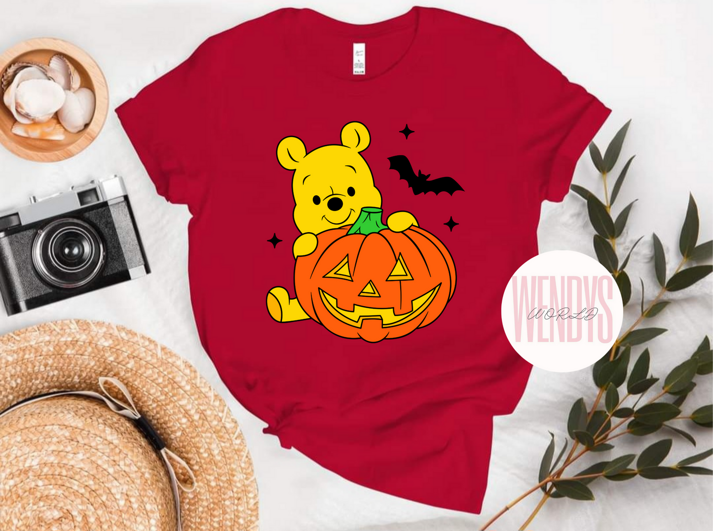 Halloween Bear Pumpkin Tshirt