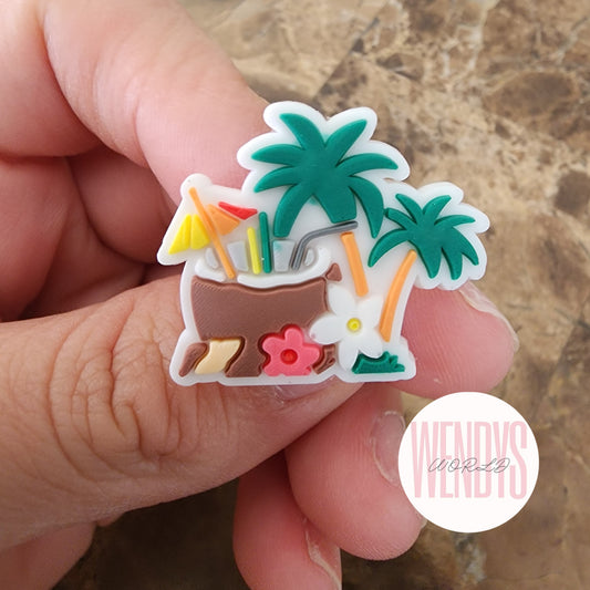 Coconut/Palmtree Strawtopper