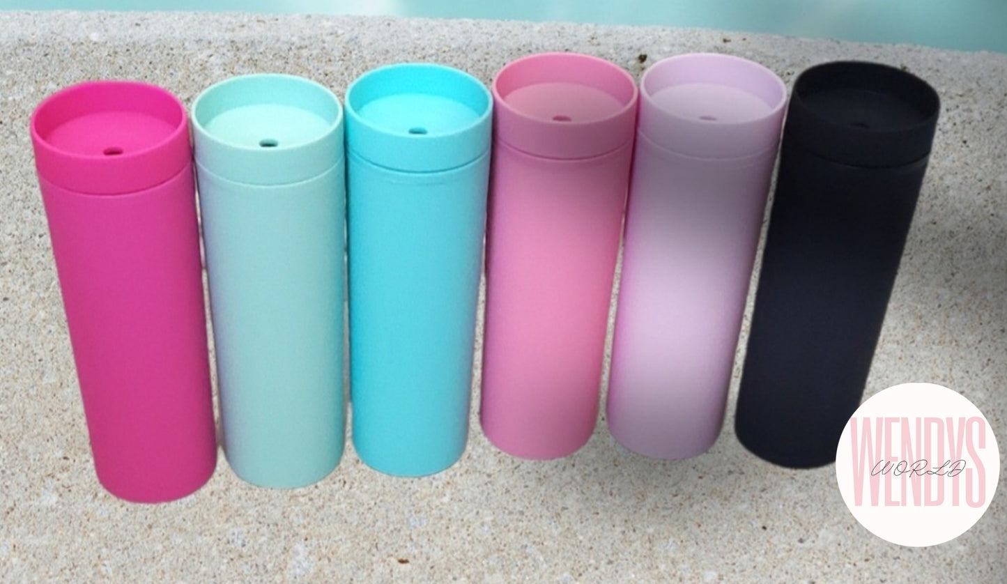 16oz Skinny Matte Tumbler